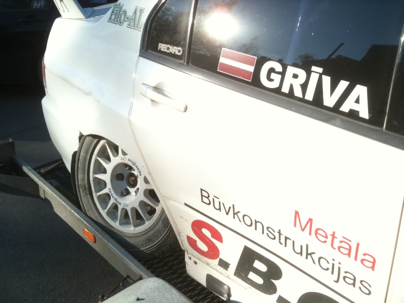 Rallijsprints Kalnamuiža 2011 S.B.C. Rallija komanda A.Grīva / V.Vēveris